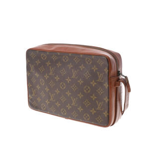 Louis Vuitton Canvas Sac Bag Shoulder Bandouliere Brown Monogram